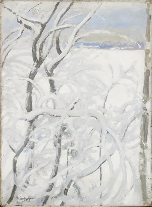 Framed Print : Tree in Winter, 1923. Creator: Pekka Halonen Framed Print : Tree in Winter, 1923. Creator: Pekka Halonen