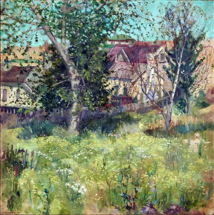 Framed Print : In the trees, c1910s. Creator: William Tiller Framed Print : In the trees, c1910s. Creator: William Tiller