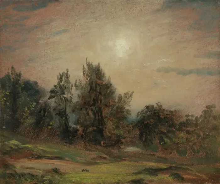 Framed Print : Trees on Hampstead Heath, 1821. Creator: John Constable Framed Print : Trees on Hampstead Heath, 1821. Creator: John Constable