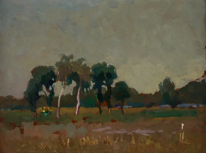 Framed Print : Trees on the Meadow, 1905. Creator: Jan Stanislawski Framed Print : Trees on the Meadow, 1905. Creator: Jan Stanislawski