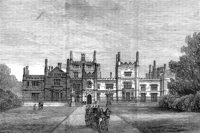 Framed Print : Tregothnan Castle, North Front, 1880. Creator: Unknown Framed Print : Tregothnan Castle, North Front, 1880. Creator: Unknown