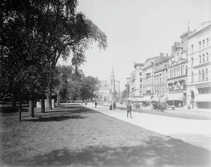 Framed Print : Tremont St. Boston, c1899. Creator: Unknown Framed Print : Tremont St. Boston, c1899. Creator: Unknown