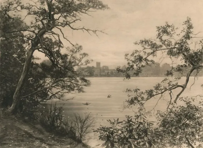 Framed Print : Trentham Hall, 1902 Framed Print : Trentham Hall, 1902