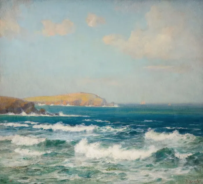 Framed Print : Trevose Head, Cornwall, 1900-1940. Creator: Beatrice Bright Framed Print : Trevose Head, Cornwall, 1900-1940. Creator: Beatrice Bright
