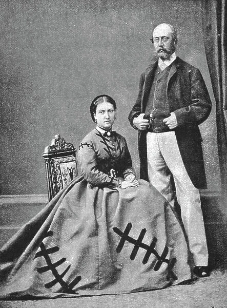 'TRH Prince and Princess Christian, 1866, 1891. Creator: Unknown