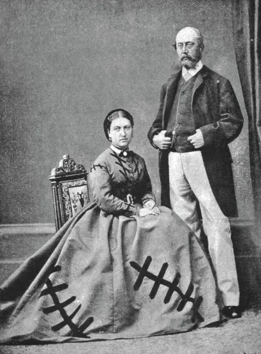 Framed Print : TRH Prince and Princess Christian, 1866, 1891. Creator: Unknown Framed Print : TRH Prince and Princess Christian, 1866, 1891. Creator: Unknown