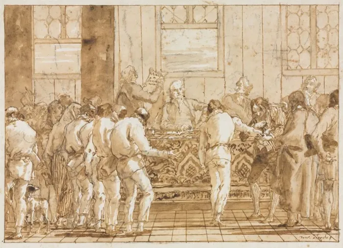 Framed Print : The Trial, 1790s. Creator: Giovanni Domenico Tiepolo (Italian, 1727-1804) Framed Print : The Trial, 1790s. Creator: Giovanni Domenico Tiepolo (Italian, 1727-1804)