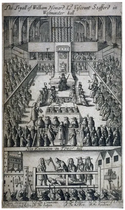 Framed Print : Trial and execution of Viscount Stafford, London, 1680 Framed Print : Trial and execution of Viscount Stafford, London, 1680
