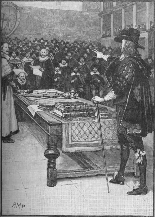 Framed Print : The trial of King Charles I, 1649 (1905) Framed Print : The trial of King Charles I, 1649 (1905)