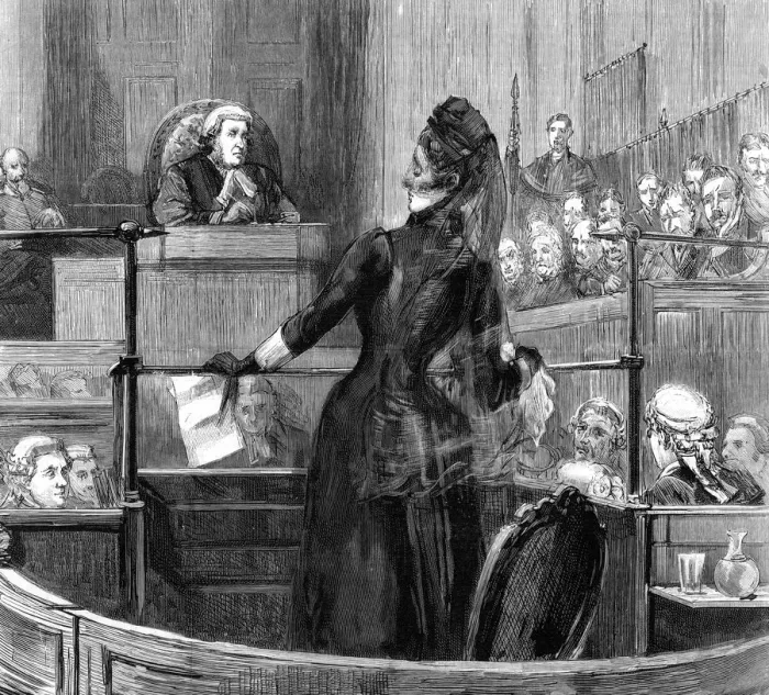 Framed Print : The trial of Mrs Maybrick at Liverpool, 1889 Framed Print : The trial of Mrs Maybrick at Liverpool, 1889