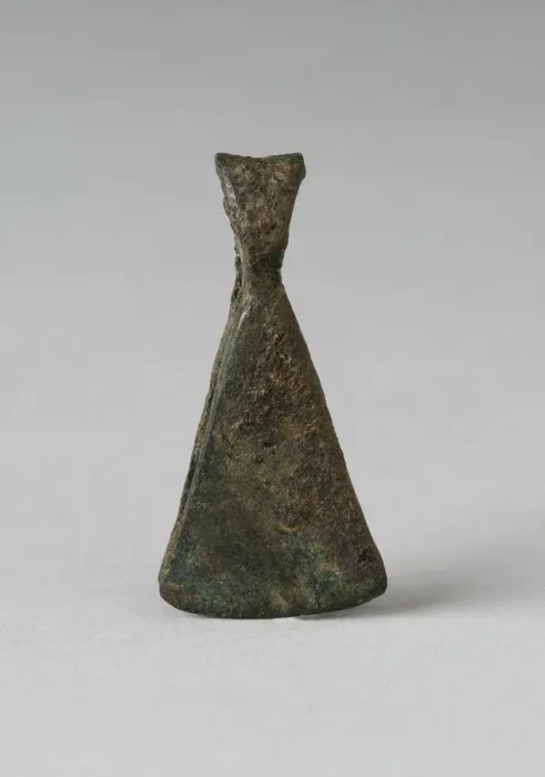 Framed Print : Triangular-shaped Tweezers, Probably A. D. 1000 / 1400. Creator: Unknown Framed Print : Triangular-shaped Tweezers, Probably A. D. 1000 / 1400. Creator: Unknown