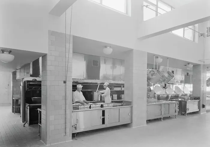 Framed Print : Triboro Hospital for Tuberculosis, Parsons Blvd. Jamaica, New York, 1941. Creator: Gottscho-Schleisner, Inc Framed Print : Triboro Hospital for Tuberculosis, Parsons Blvd. Jamaica, New York, 1941. Creator: Gottscho-Schleisner, Inc
