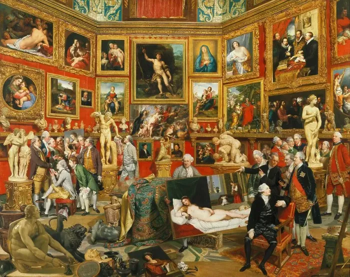 Framed Print : Tribuna degli Uffizi, Between 1772 and 1777. Creator: Zoffani, Johann (1733-1810) Framed Print : Tribuna degli Uffizi, Between 1772 and 1777. Creator: Zoffani, Johann (1733-1810)