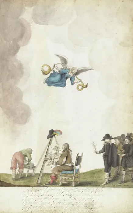 Framed Print : Tribute to Art, c.1652. Creator: Gesina ter Borch Framed Print : Tribute to Art, c.1652. Creator: Gesina ter Borch
