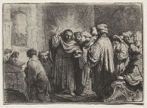 The Tribute Money, c. 1635. Creator: Rembrandt van Rijn (Dutch, 1606-1669)