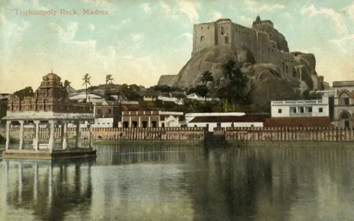 Framed Print : Trichinopoly Rock, Madras, 1917. Creator: Unknown Framed Print : Trichinopoly Rock, Madras, 1917. Creator: Unknown