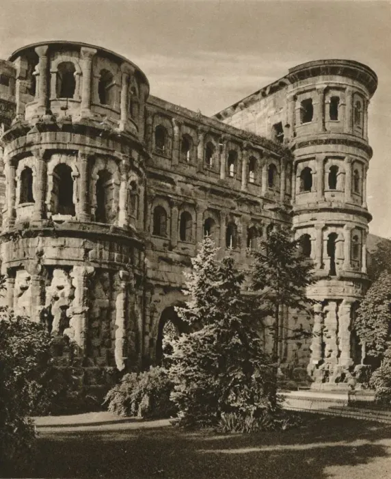 Framed Print : Trier. Porta Nigra, 1931. Artist: Kurt Hielscher Framed Print : Trier. Porta Nigra, 1931. Artist: Kurt Hielscher
