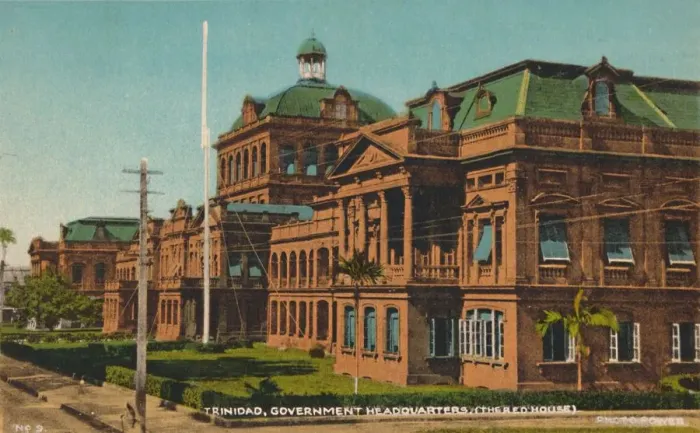 Framed Print : Trinidad, Government Headquarters. (The Red House), early 20th century. Creator: Unknown Framed Print : Trinidad, Government Headquarters. (The Red House), early 20th century. Creator: Unknown