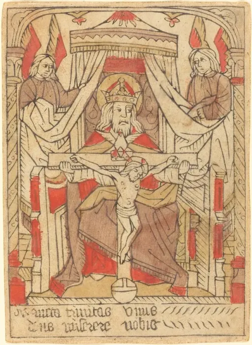 Framed Print : The Trinity, 1460 / 1480. Creator: Unknown Framed Print : The Trinity, 1460 / 1480. Creator: Unknown