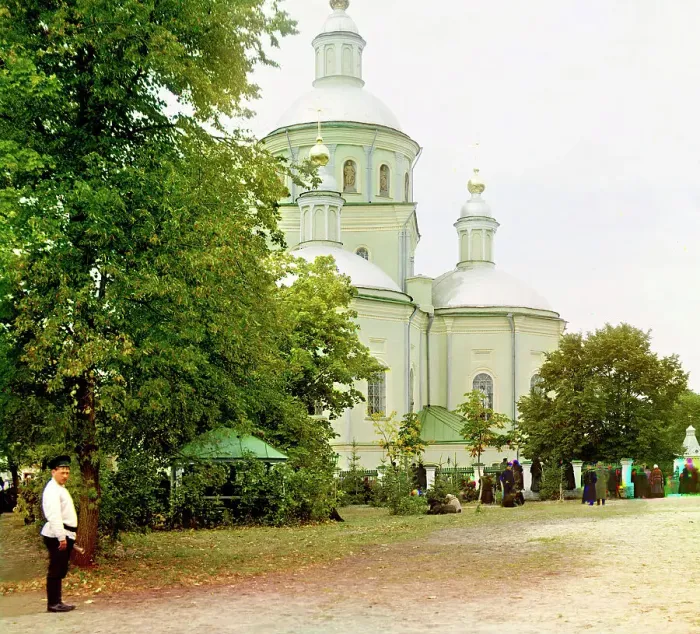 Framed Print : Trinity Cathedral of the Holy Trinity Monastery, Belgorod, between 1905 and 1915. Creator: Sergey Mikhaylovich Prokudin-Gorsky Framed Print : Trinity Cathedral of the Holy Trinity Monastery, Belgorod, between 1905 and 1915. Creator: Sergey Mikhaylovich Prokudin-Gorsky