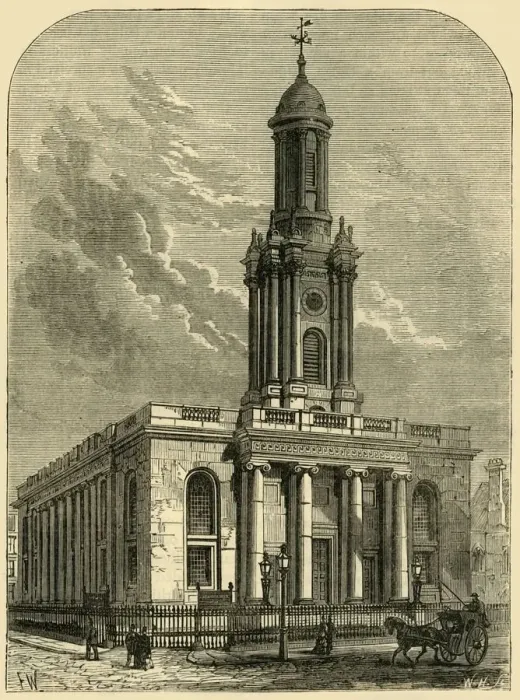 Framed Print : Trinity Church, Albany Street, c1876. Creator: Unknown Framed Print : Trinity Church, Albany Street, c1876. Creator: Unknown