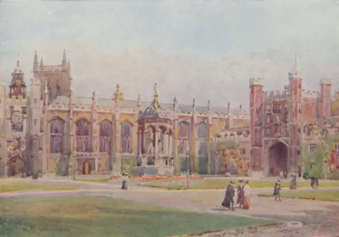 Framed Print : Trinity College, Cambridge, 1910. Artist: William Matthison Framed Print : Trinity College, Cambridge, 1910. Artist: William Matthison