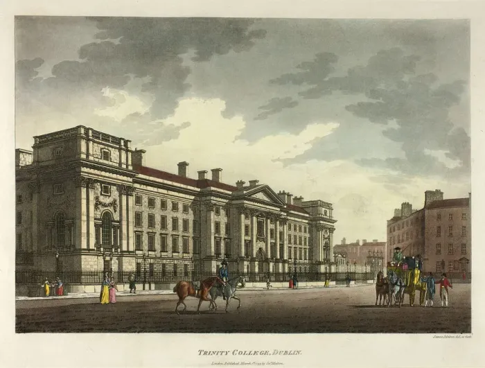 Framed Print : Trinity College, Dublin, published March 1793. Creator: James Malton