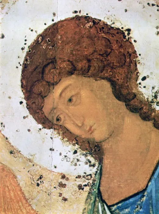 Framed Print : The Trinity, (Detail), c1380-1430. Artist: Andrey Rublyov Framed Print : The Trinity, (Detail), c1380-1430. Artist: Andrey Rublyov