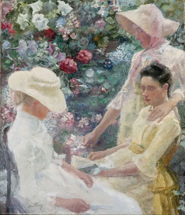 Framed Print : Trio fleuri, 1885 Framed Print : Trio fleuri, 1885