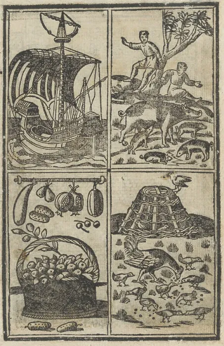 Framed Print : Trionfo Di Virtu. Libro Novo... page 18 (recto), 1563. Creator: Matteo Pagano Framed Print : Trionfo Di Virtu. Libro Novo... page 18 (recto), 1563. Creator: Matteo Pagano