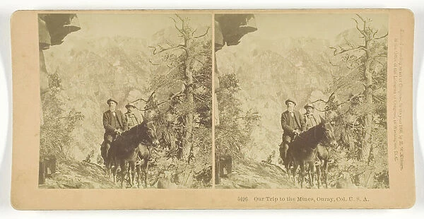 Our Trip to the Mines, Ouray, Col, U.S.A., 1890. Creator: BW Kilburn