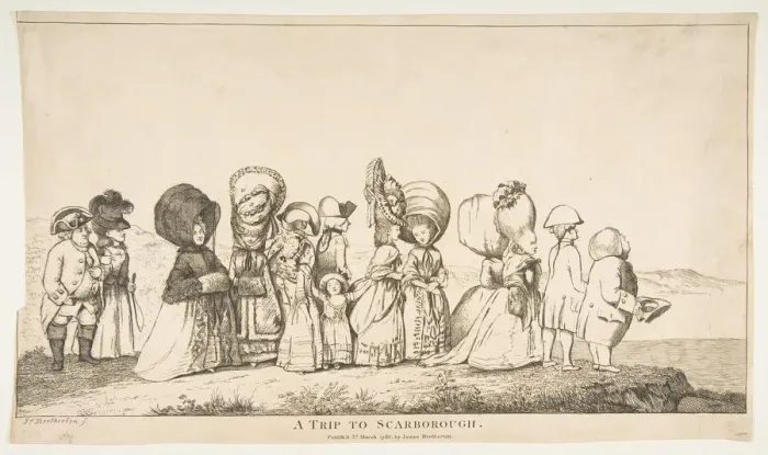 Framed Print : A Trip to Scarborough, March 3, 1783. Creator: James Bretherton Framed Print : A Trip to Scarborough, March 3, 1783. Creator: James Bretherton