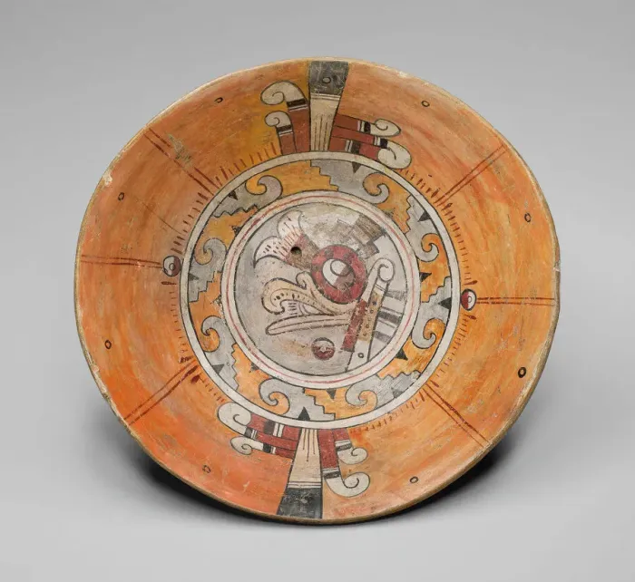 Framed Print : Tripod Bowl Depicting Head of Bird on its Interior Surface, A. D. 1200 / 1521 Framed Print : Tripod Bowl Depicting Head of Bird on its Interior Surface, A. D. 1200 / 1521