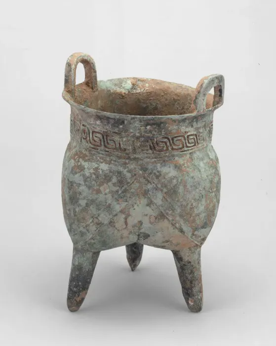 Framed Print : Tripod Food Container (Li), Shang dynasty, Erligang period (c. 1500-1400 B. C. ) Framed Print : Tripod Food Container (Li), Shang dynasty, Erligang period (c. 1500-1400 B. C. )