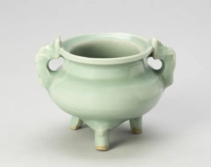 Framed Print : Tripod Incense Burner (Censer) with Monster-Head Feet Framed Print : Tripod Incense Burner (Censer) with Monster-Head Feet
