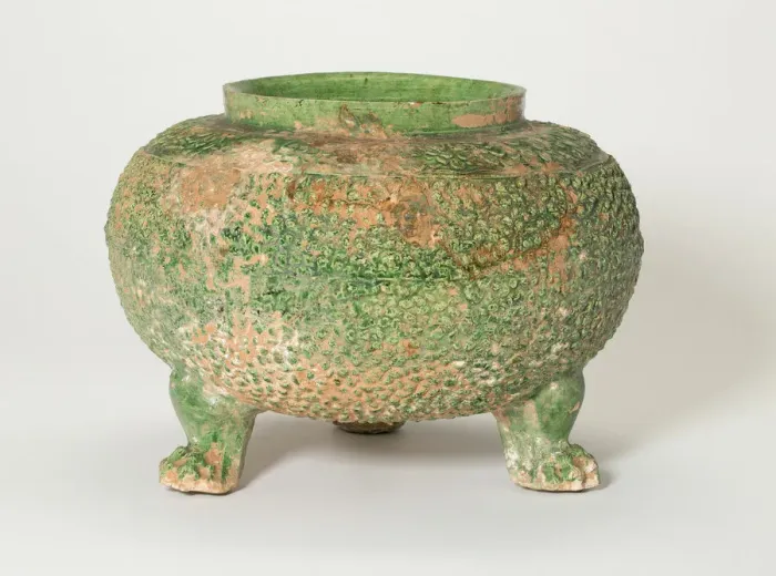 Framed Print : Tripod Jar, Tang dynasty (618-906). Creator: Unknown Framed Print : Tripod Jar, Tang dynasty (618-906). Creator: Unknown