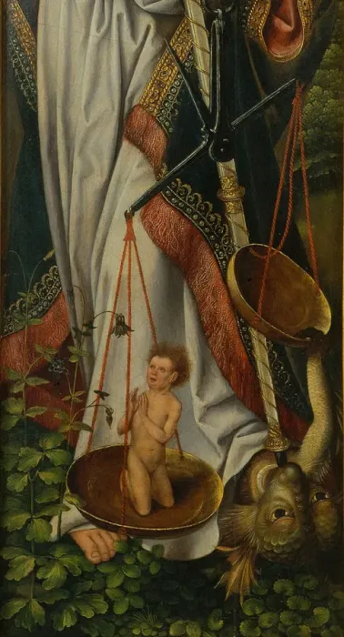 Framed Print : Triptych of the Baptism of Christ (Detail). Artist: Master of Frankfurt (1460-ca. 1533) Framed Print : Triptych of the Baptism of Christ (Detail). Artist: Master of Frankfurt (1460-ca. 1533)