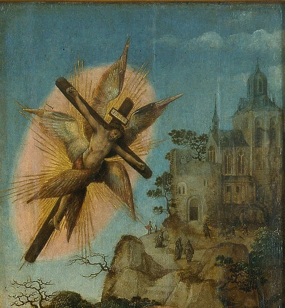 Triptych of the Baptism of Christ (Detail). Artist: Master of Frankfurt (1460-ca. 1533)