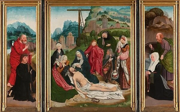 Triptych with the Lamentation, c.1515-c.1520. Creator: Jan Mostaert