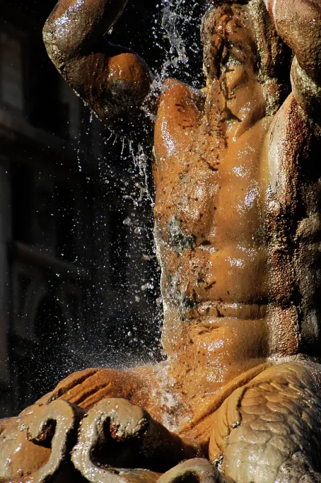 Framed Print : Triton Fountain, Piazza Barberini, Rome, Italy, 2009. Creator: LTL Framed Print : Triton Fountain, Piazza Barberini, Rome, Italy, 2009. Creator: LTL