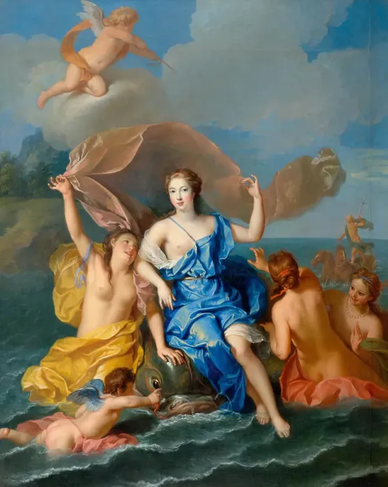 Framed Print : Triumph of Amphitrite. Creator: Coypel; Noël-Nicolas (1690-1734) Framed Print : Triumph of Amphitrite. Creator: Coypel; Noël-Nicolas (1690-1734)