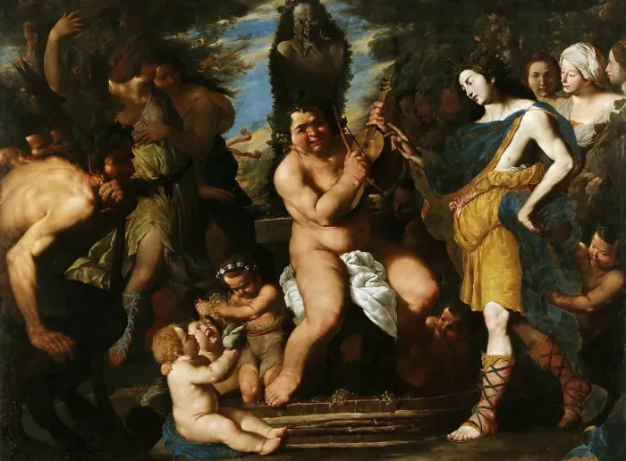 Framed Print : The Triumph of Bacchus, 1635-1640. Creator: Fracanzano, Francesco (1612-1656) Framed Print : The Triumph of Bacchus, 1635-1640. Creator: Fracanzano, Francesco (1612-1656)