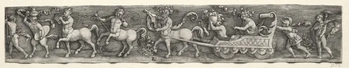 Framed Print : Triumph of Bacchus, c. 1539. Creator: Georg Pencz (German, c. 1500-1550) Framed Print : Triumph of Bacchus, c. 1539. Creator: Georg Pencz (German, c. 1500-1550)