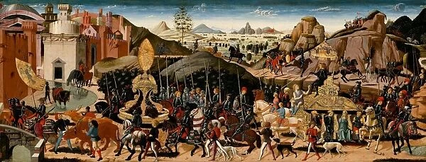 The Triumph of Camillus, c. 1470  /  1475. Creators: Biagio d Antonio