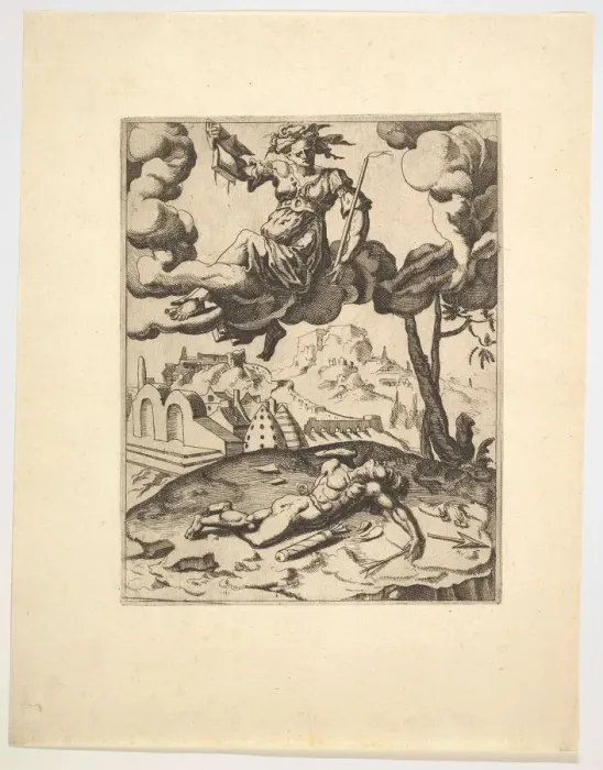 Framed Print : The Triumph of Chastity from The Triumphs of Petrarch, ca. 1548-49. Creator: Unknown Framed Print : The Triumph of Chastity from The Triumphs of Petrarch, ca. 1548-49. Creator: Unknown