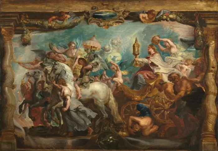 Framed Print : The Triumph of the Church, after 1628. Creator: Peter Paul Rubens (Flemish, 1577-1640) Framed Print : The Triumph of the Church, after 1628. Creator: Peter Paul Rubens (Flemish, 1577-1640)