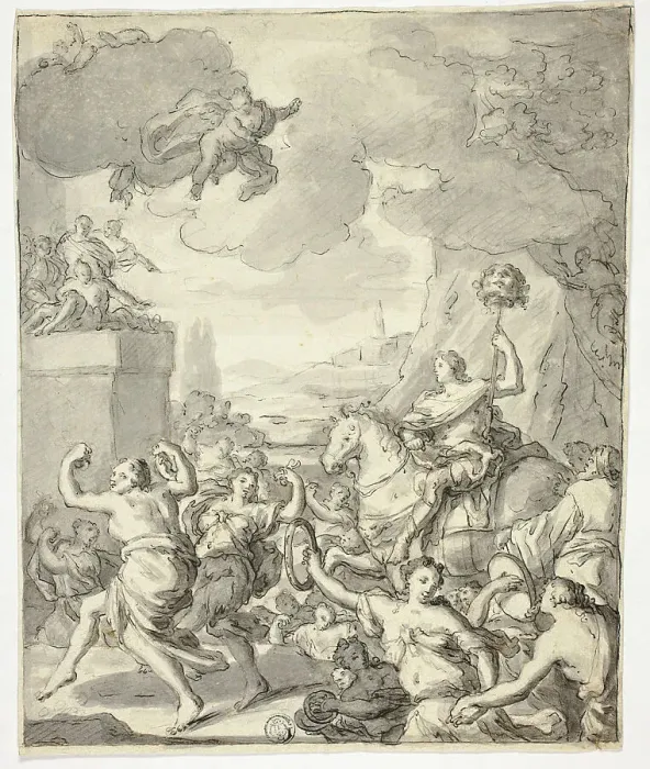 Framed Print : Triumph of David, n.d. Creator: Unknown Framed Print : Triumph of David, n.d. Creator: Unknown