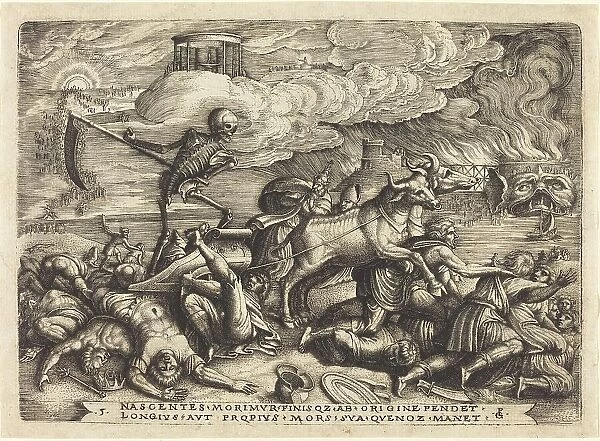 The Triumph of Death, c. 1539. Creator: Georg Pencz