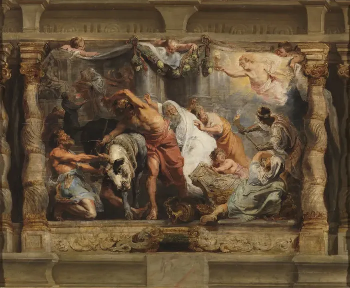 Framed Print : The Triumph of the Eucharist over Idolatry, 1625-1626. Artist: Rubens, Pieter Paul (1577-1640) Framed Print : The Triumph of the Eucharist over Idolatry, 1625-1626. Artist: Rubens, Pieter Paul (1577-1640)