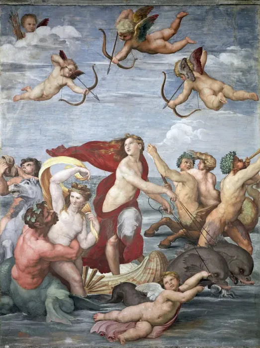 Framed Print : Triumph of Galatea, c. 1512. Artist: Raphael (1483-1520) Framed Print : Triumph of Galatea, c. 1512. Artist: Raphael (1483-1520)